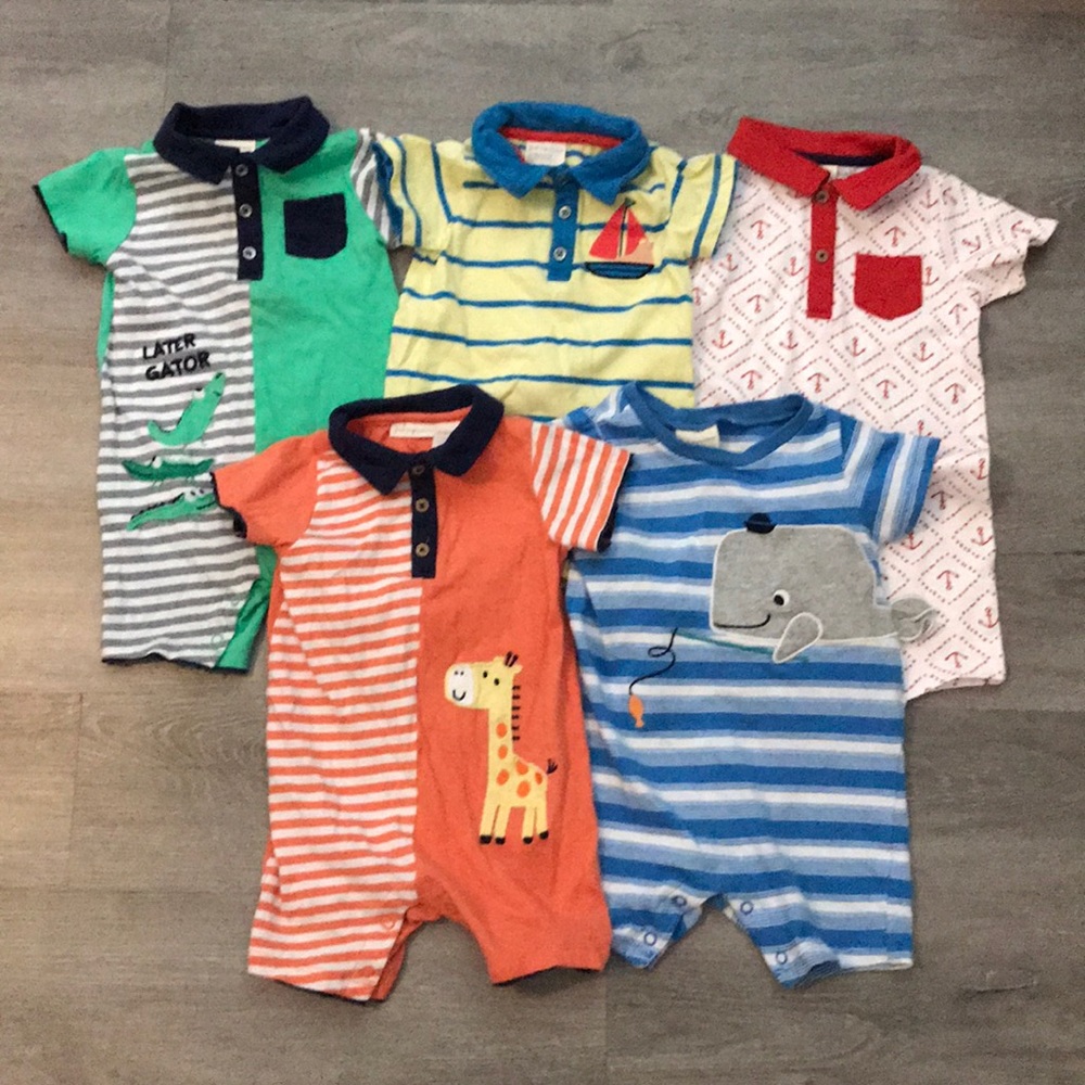 x5 12 month one piece playsets